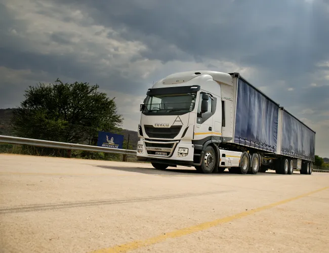 heavy vehicle on the road
