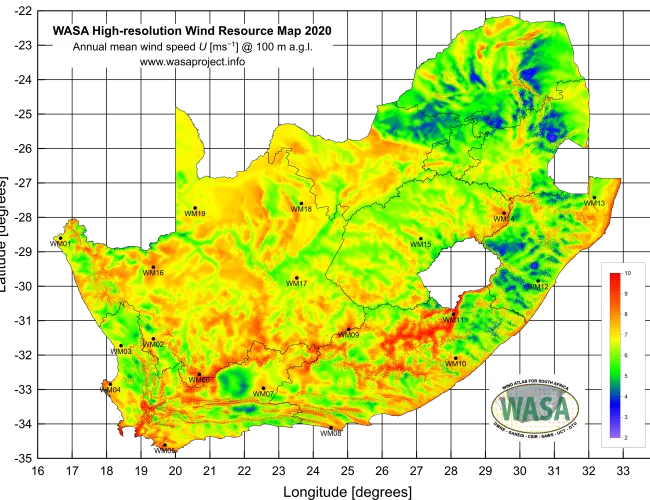 Wind Atlas for South Africa