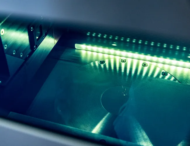 Ultrasonic powder atomisation facility