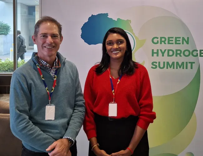 20250613_Paul and Dhi at Green Hydrogen Summit Century City