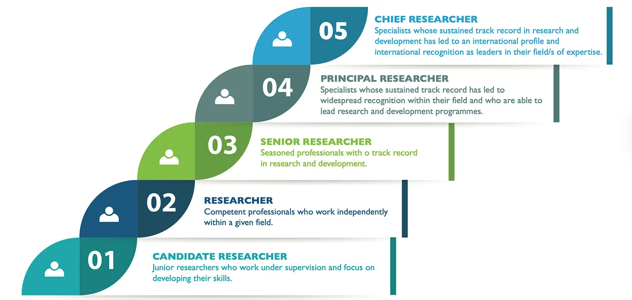 The CSIR’s research career ladder